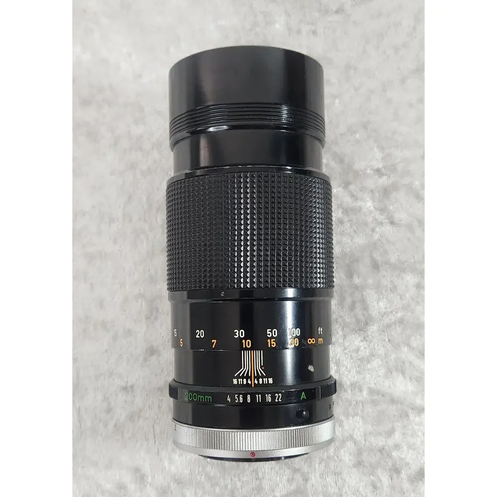 Canon Lens FD 200mm 1:4 S.S.C. Telephoto Lens